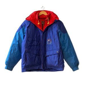 . Vintage Brambilla France World Sport Color Block Winter Jacket XL